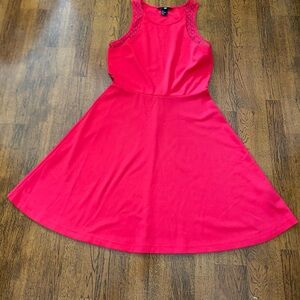 Hot Pink Sleeves H&M Dress For Juniors/Women [size small]